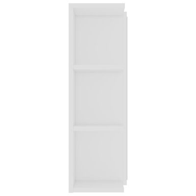 vidaXL Dulap de baie cu oglindă, alb, 80x20,5x64 cm, lemn prelucrat