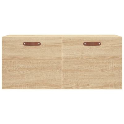 vidaXL Dulap de perete, stejar sonoma, 80x36,5x35 cm, lemn compozit