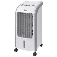 vidaXL Răcitor de aer portabil, 80 W, 4 L, 270 m³/h, 25 x 26 x 56 cm