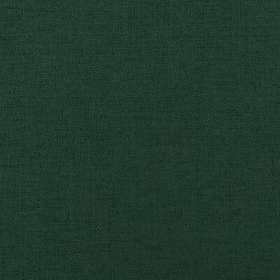 vidaXL Taburet, verde închis, 45x29,5x35 cm, material textil