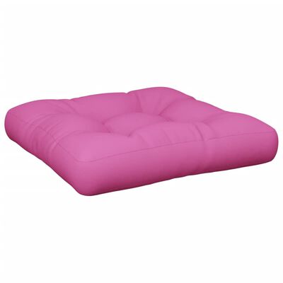 vidaXL Pernă de paleți, roz, 50x50x12 cm, textil
