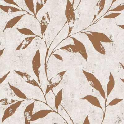 DUTCH WALLCOVERINGS Tapet „Leafs”, bej și maro