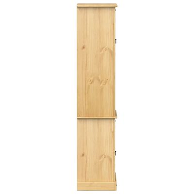 vidaXL Dulap de baie „Corona”, 50x40x185 cm, lemn masiv de pin