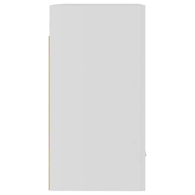 vidaXL Dulapuri suspendate, 2 buc., alb, 50x31x60 cm, lemn prelucrat