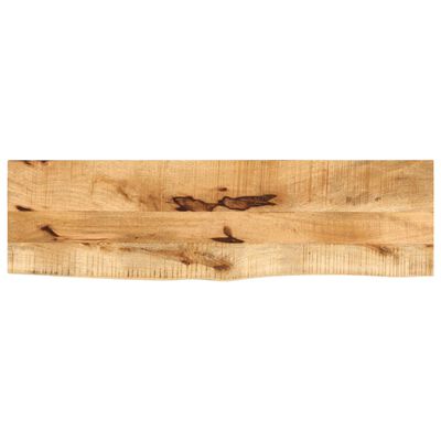 vidaXL Blat de masă margine naturală, 120x30x2,5 cm, lemn masiv mango