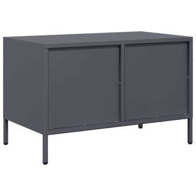 vidaXL Dulap TV, antracit, 68x39x43,5 cm, oțel laminat la rece