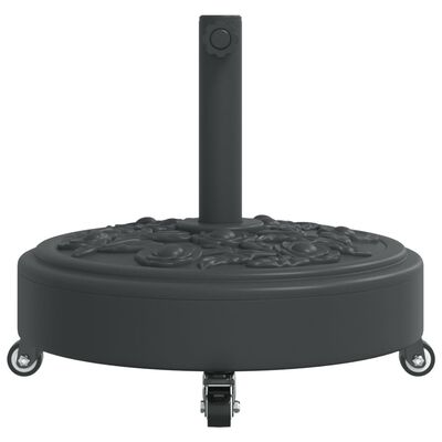 vidaXL Suport umbrelă pentru stâlpi Ø38 / 48 mm, 27 kg, rotund