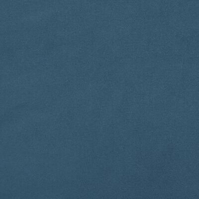 vidaXL Tăblie de pat, albastru închis, 100x7x78/88 cm, catifea