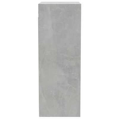 vidaXL Dulap de perete, gri beton, 34,5x32,5x90 cm, lemn compozit