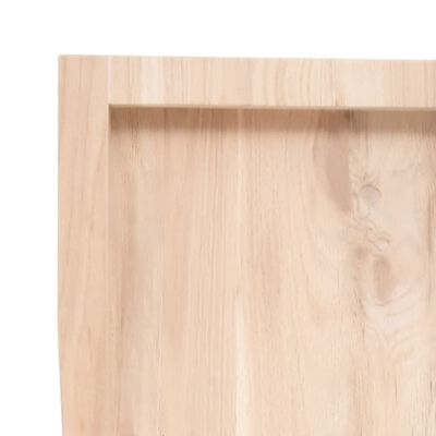 vidaXL Blat de baie, 140x60x(2-4) cm, lemn masiv netratat