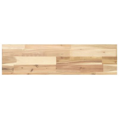 vidaXL Rafturi plutitoare 4 buc. 100x20x4cm lemn masiv acacia netratat