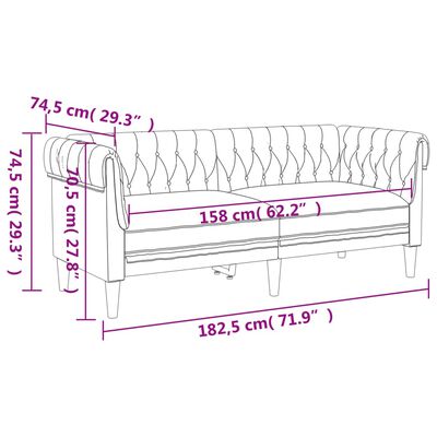 vidaXL Set canapele, 3 piese, albastru, material textil