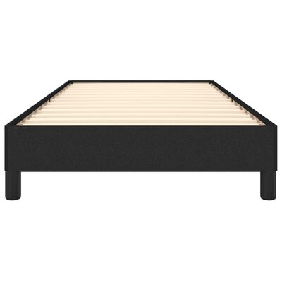 vidaXL Cadru de pat, negru, 100 x 200 cm, material textil