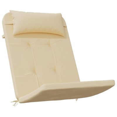 vidaXL Perne pentru scaun Adirondack, 2 buc, bej, textil oxford