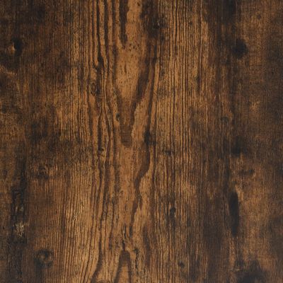 vidaXL Cadru de pat, stejar fumuriu, 160x200 cm, lemn prelucrat