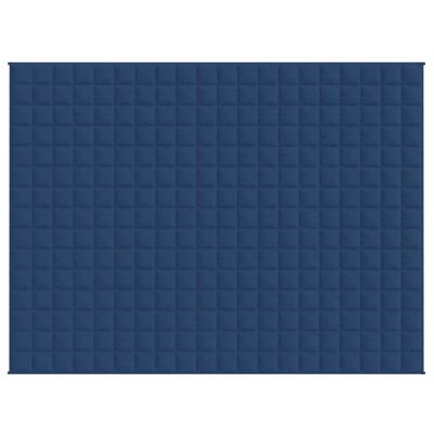 vidaXL Pătură grea, albastru, 152x203 cm, 11 kg, textil