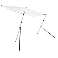 vidaXL Extensie parasolar T-Top, alb, 170x170x(113-182,5) cm