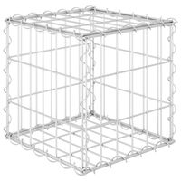 vidaXL Gabion cub strat înălțat, 30 x 30 x 30 cm, sârmă de oțel