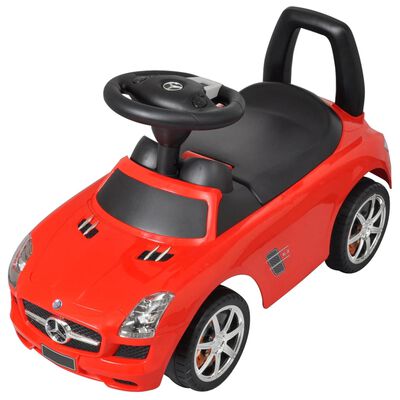 vidaXL Mașină pentru copii fără pedale Roșu