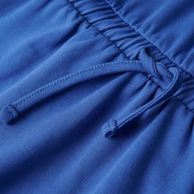 Rochie pentru copii cu șnur, albastru cobalt, 128