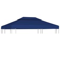 vidaXL Acoperiș de pavilion, 2 niveluri, albastru, 4x3 m, 310 g/m²