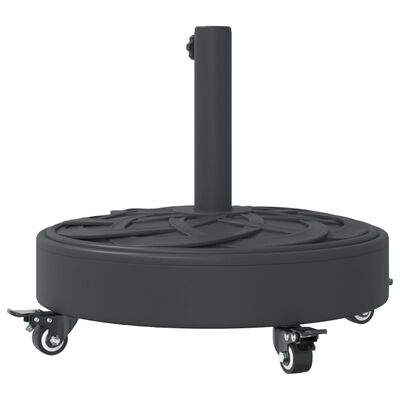 vidaXL Suport umbrelă pentru stâlpi Ø38 / 48 mm, 27 kg, rotund