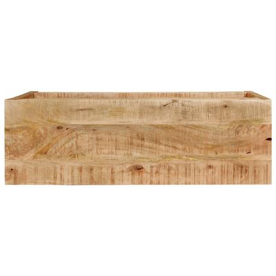 vidaXL Consolă cu 2 sertare, 110x35x75 cm, lemn masiv de mango