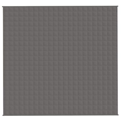 vidaXL Pătură anti-stres, gri, 220x240 cm, 11 kg, material textil