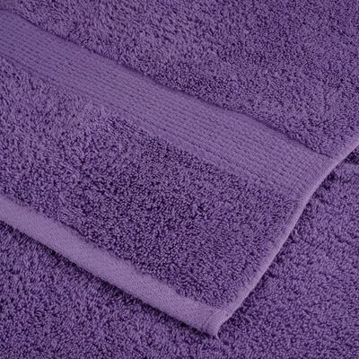 vidaXL Prosoape de mâini premium SOLUND 2 buc. violet 50x100 cm 600gsm