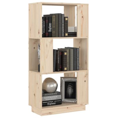 vidaXL Bibliotecă/Separator cameră, 51x25x101 cm lemn masiv pin