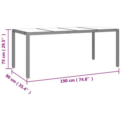 vidaXL Set de masă pentru grădină, 9 piese, cu perne, bej, poliratan