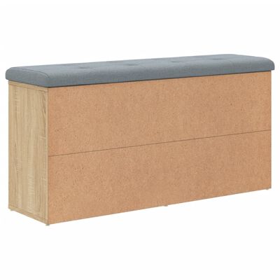 vidaXL Bancă pentru pantofi stejar sonoma 102x32x50 cm lemn prelucrat