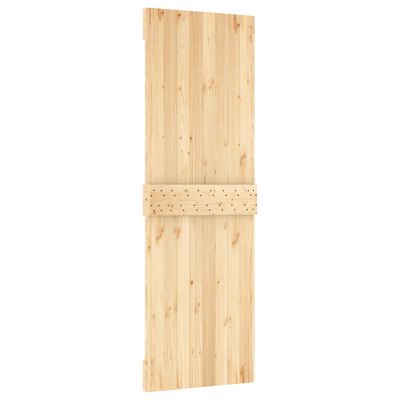 vidaXL Ușă glisantă cu set de feronerie 70x210 cm, lemn masiv de pin