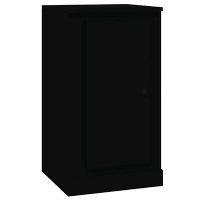 vidaXL Servante, 2 buc., negru, 37,5x35,5x67,5 cm, lemn prelucrat