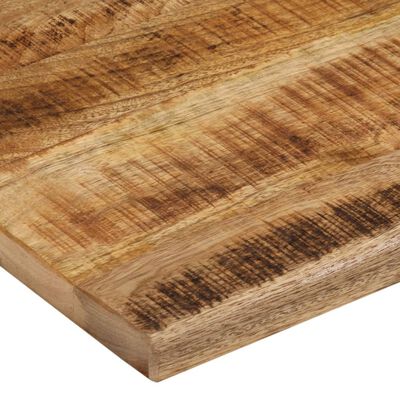 vidaXL Blat de masă margine naturală, 100x80x2,5 cm, lemn masiv mango