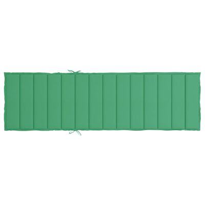 vidaXL Pernă de șezlong, verde, 200x70x3 cm, textil oxford