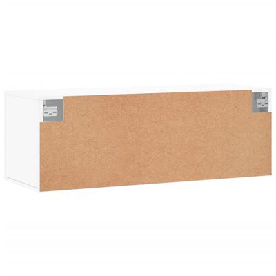 vidaXL Dulap de perete, alb, 100x36,5x35 cm, lemn compozit