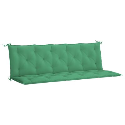 vidaXL Pernă bancă de grădină, verde, 180x(50+50)x7cm, material oxford