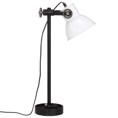 vidaXL Lampă de birou, alb, 15x15x55 cm, 25 W, E27