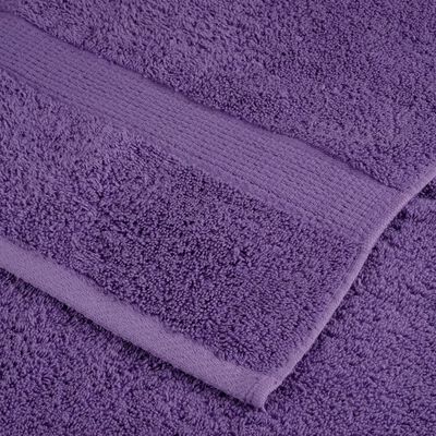 vidaXL Prosoape de mâini premium SOLUND 4 buc. violet 50x100 cm 600gsm