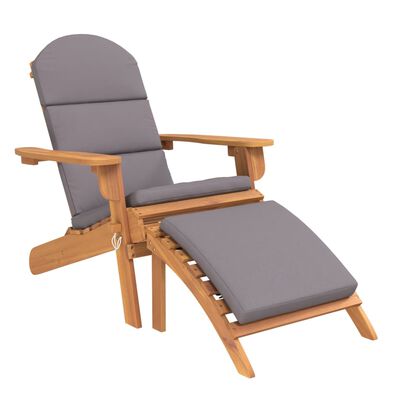 vidaXL Set mobilier de grădină Adirondack, 3 piese, lemn masiv acacia