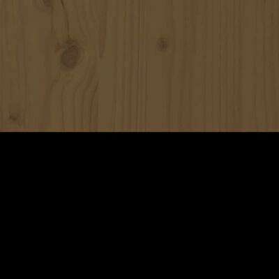 vidaXL Dulap, maro miere, 100x40x75 cm, lemn masiv de pin