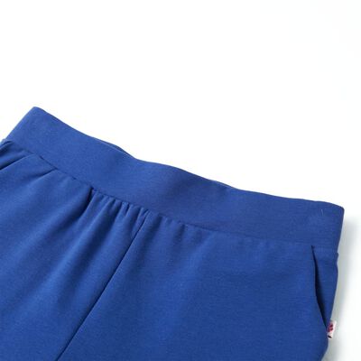 Pantaloni pentru copii cu picioare largi, albastru cobalt, 92