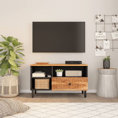 vidaXL Dulap TV, 80x33x46 cm, lemn masiv de acacia