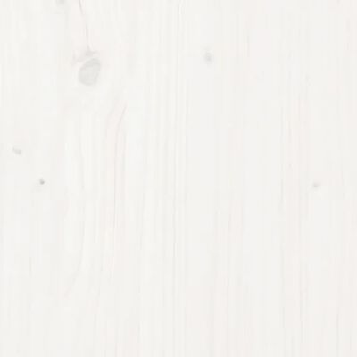 vidaXL Birou, alb, 140x50x75 cm, lemn masiv de pin