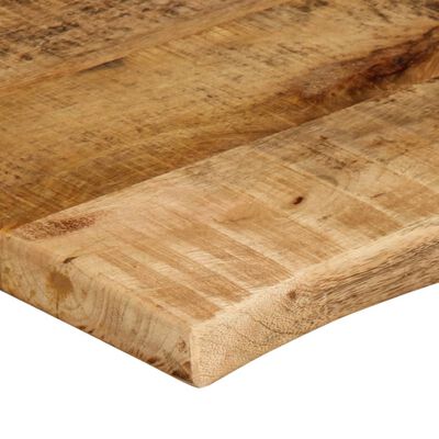 vidaXL Blat de masă margine naturală, 100x60x2,5 cm, lemn masiv mango