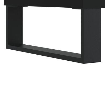 vidaXL Dulapuri, 2 buc., negru, 40x35x70 cm, lemn prelucrat