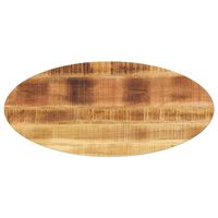 vidaXL Blat de masă oval, 80x40x2,5 cm, lemn masiv de mango