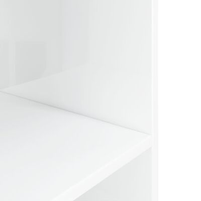 vidaXL Suport acvariu, alb extralucios, 75x36x72,5 cm, lemn prelucrat