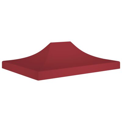 vidaXL Acoperiș pentru cort de petrecere, vișiniu, 4,5 x 3 m, 270 g/m²